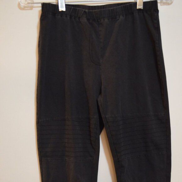 TWENTY SECOND 22nd Black Stretchy Cotton-Spandex Back Pockets Pants Girls' M - Picture 2 of 8